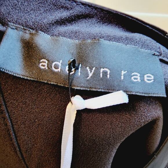 ADELYN RAE NEW VELVET FLORAL CUT OUT DRESS S/M - Picture 5 of 7